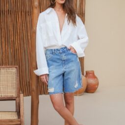 Bermuda Jeans Feminina Rubí